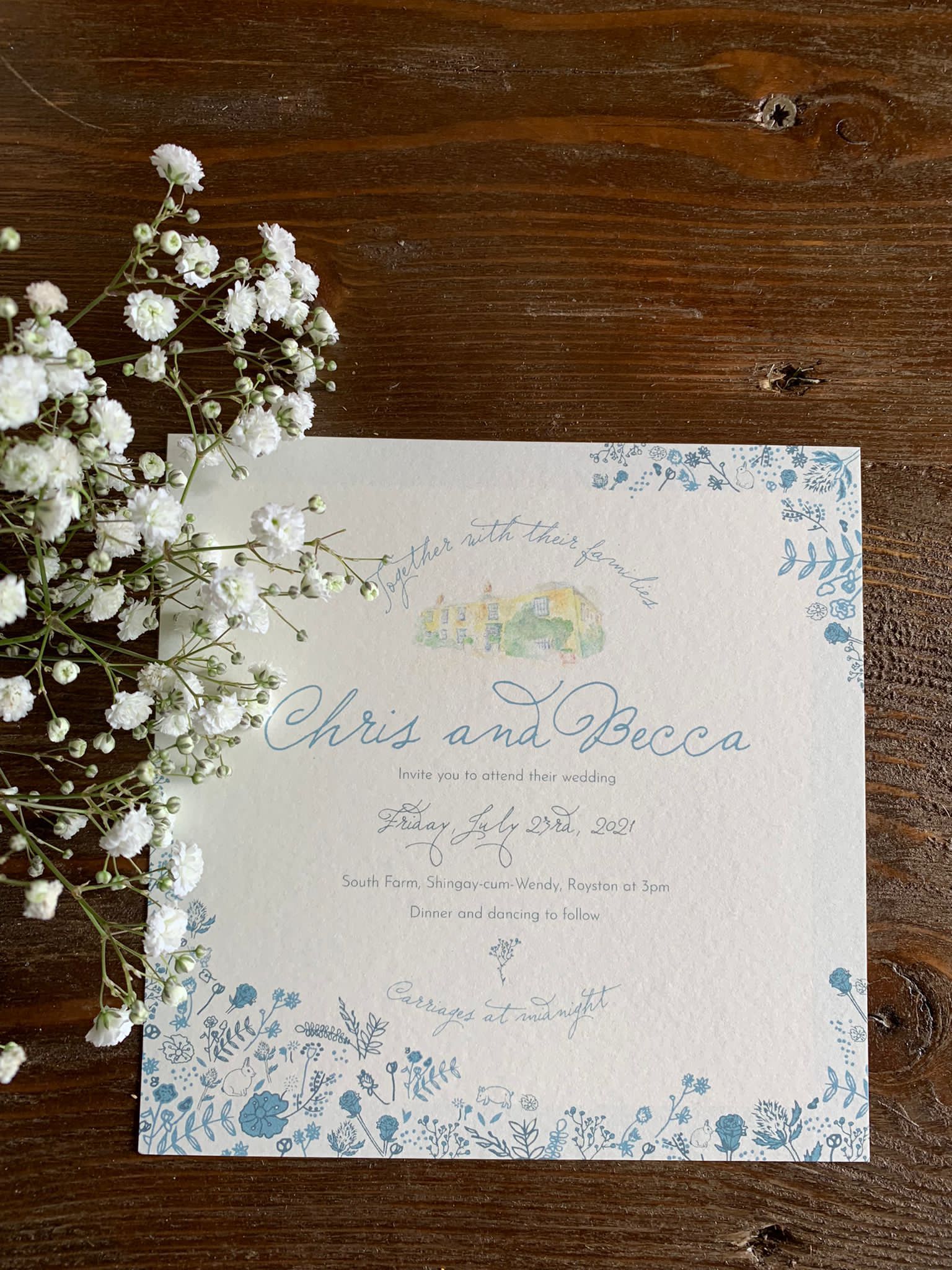 Read more about the article My guide to wedding invite wording